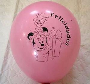 Disney Babies Minnie Party Supplies Balloon x20 Birthday Pink Baby Shower Girl