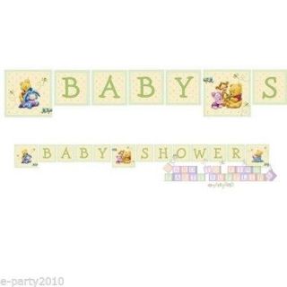 Winnie The Pooh Party Supplies Baby Shower 8ft Banner