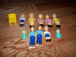 Little Tikes Family Lot People Chair Doll House Furniture Babies Boy Girl Mom