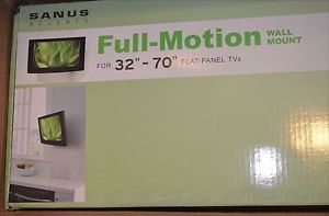 New Sanus TV Mount Full Motion Wall Mount for 32 70" Flat Panel TV ALF109 B1