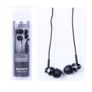 Sony MDR EX58V Blk EX Earbuds with Volume Control MDREX58V Genuine 027242799127