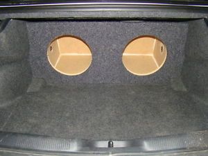 2011 2013 Dodge Charger Sub Box Subwoofer Enclosure 2 12" by Zenclosures