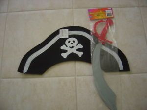Pirate Hat Sword and Eye Patch for Kids