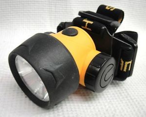 Streamlight Septor LED Headlamp Flash Light Bright Hard Hat Strap Yellow Band