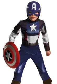 Boys Captain America Movie Kids Halloween Costume