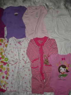 Huge Lot Baby Girls Clothes All Size Newborn Almost All Carter'S