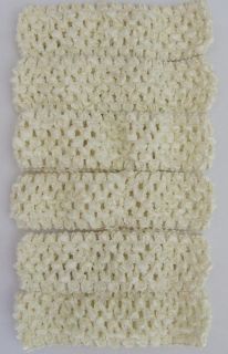 Baby Girls Crochet Headbands Bulk Wholesale 12 24 36 Pieces Waffle Stretchy