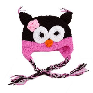 New Fashion Cute Gorgeous Knit Hat Cap Baby Toddler Child Photograph Owls BF00