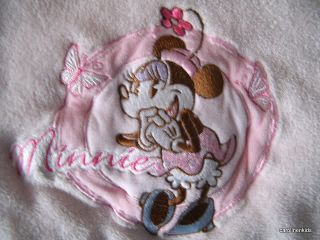 Pink Minnie Mouse Disney Plush Baby Girl Boa Security Blanket