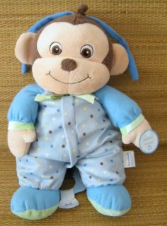 New Garanimals Monkey Plush Musical Crib Pull Toy