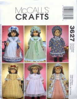 McCall's Patterns M5775 Doll Clothes for 18-Inch Doll and Toy Dog, One Size  Only