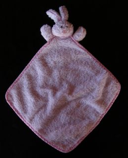  pottery Barn Kids Pbk Pink Bunny Rabbit Lovey Blanket