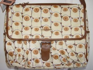 Baby Diaper Bag Maggi B BEBE Sheep Lamb Messenger New