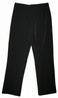 Bill Blass Sz 8 Womens Black Dress Pants Slacks Stretch 5Q24