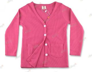 Boy Girl Outwear Cardigan Baby Kid Thin Jacket Coat Jump Color Lot yr 3 10 NY