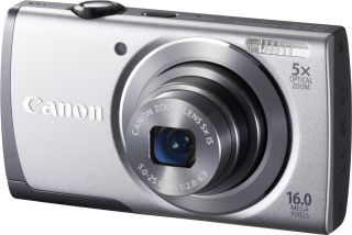 Canon PowerShot A3500 Is Digital Camera in Silver EX Display