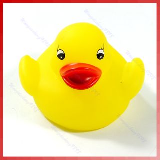 Baby Bath Fun Multi Color LED Flashing Duck Toy Rubber