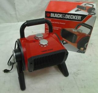 Black Decker 1500 Watt Utility Ceramic Blow Fan Heater