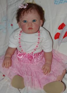 Reborn 9 MO Sized Baby Girl Toddler from Donna RuBert Cuddles Kit