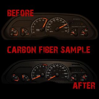 Chevy Silverado 03 06 Red Anodized Custom Speedometer Dash Gauge Bezel Trim Kit