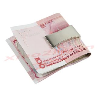 Mini Pocket Slim Money Clip Stainless Steel Cash Bills Credit Card Holder New