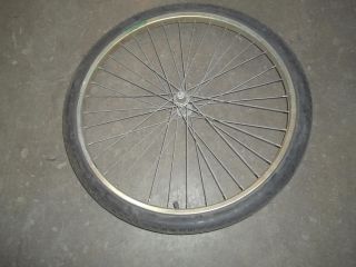 Vintage 26 inch Midweight Front Bicycle Bike Wheel Rim w Germany Schwinn Axle