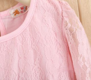 New Kids Toddlers Flower Lace Lace Princess Tutu Dress 2 7Y Clothes AD008