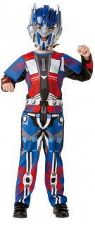 Transformers Boys Optimus Prime or Bumble Bee Kids Child Fancy Dress Costume
