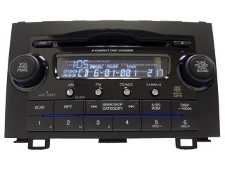 Honda CRV CR V XM Radio Aux Stereo 6 Disc CD Changer  1PN1 07 08 09 2010
