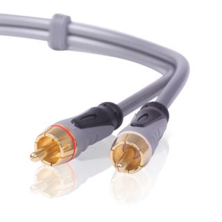 Premium 6ft Gold RCA Stereo Audio Cable 2RCA to 2 RCA Male to Male for DVD