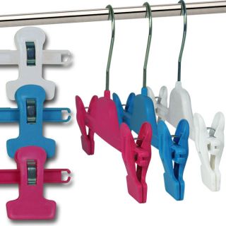 Childrens Double Coat Hangers Plastic Hook Child Baby Toddler Kids Clothes Top
