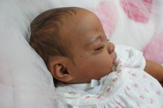 Reborn Doll Ethnic AA Baby Girl Leelu Kit Natalie Blick Sold Out by Magikgarden