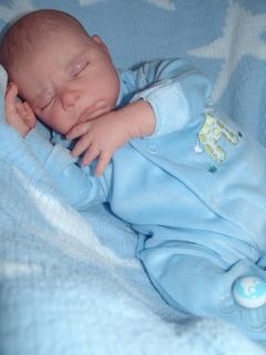 Reborn Deidre Newborn Fake Baby Lifelike Doll Boy 31LTD Ed Adrie Stoete Sold Out