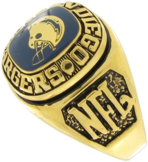 Balfour Ring Football NFL Team San Diego Chargers Sz 13 5