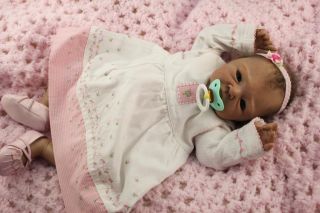 Layaway Lifelike Reborn Vinyl Doll Daisy by Adrie Stoete 20" Newborn Baby Girl