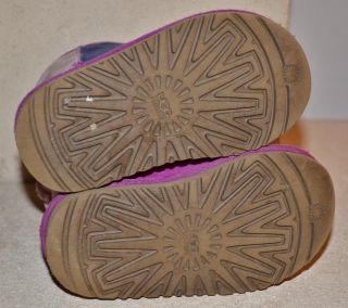 UGG Australia Classic Patchwork Sheepskin Boots Shoes Cactus Flower 8 UK 7 EU 25
