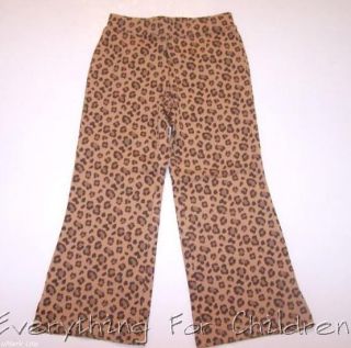 Girls Gymboree Kitty Glamour Pants 8 Leopard Print