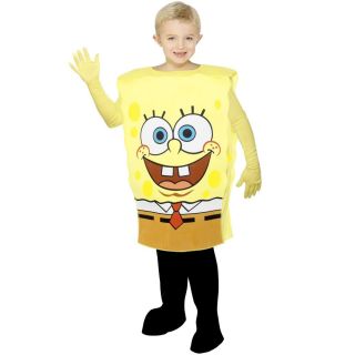 Kids Spongebob Squarepants Boys Fancy Dress Costume Childrens TV Character