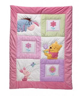 Disney Baby Winnie The Pooh Sweet as Hunny 3 Piece Baby Girls Crib Bedding Set