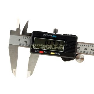 150mm 15cm 6" Electronic Digital LCD Steel Vernier Caliper Gauge Micrometer Tool