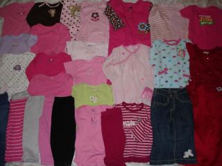 Huge Lot Baby Girls Clothes Sz 6 9 12 Months Fall Winter Carter'S