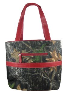 Camouflage Diaper Bag Changing Pad Red Trim Baby