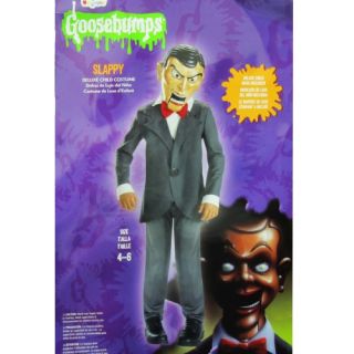 New Goosebumps Slappy Deluxe Child Costume Size 4 6 Boys Includes Mask