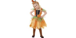 Kids Girls Pumpkin Fairy Costume Child Halloween Smiffys Fancy Dress Costume T2