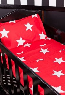 Metallic Cowboy Red Star Print Cot Sheet Set 100 Cotton Baby Shower Gift Idea