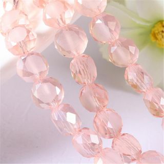 Wholesale Faceted Rondelle Glass Crystal Beads Loose Beads Jewelry Making 8mm