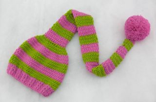 8 Color Cute Newborn Baby Crochet Knit Christmas Beanie Hat Girl Boy New Gift