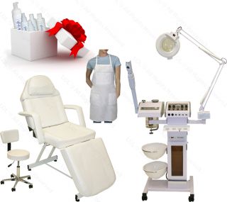 11 in 1 Facial Machine Towel Warmer Massage Table Chair Bed Spa Salon Equipment