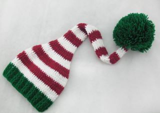 8 Color Cute Newborn Baby Crochet Knit Christmas Beanie Hat Girl Boy New Gift