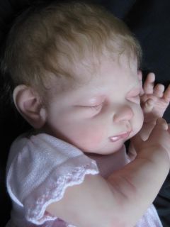 Hushabye Mountain Reborn Baby Girl Lucy Tina Kewy Big Cuddly Baby Tummy Plate